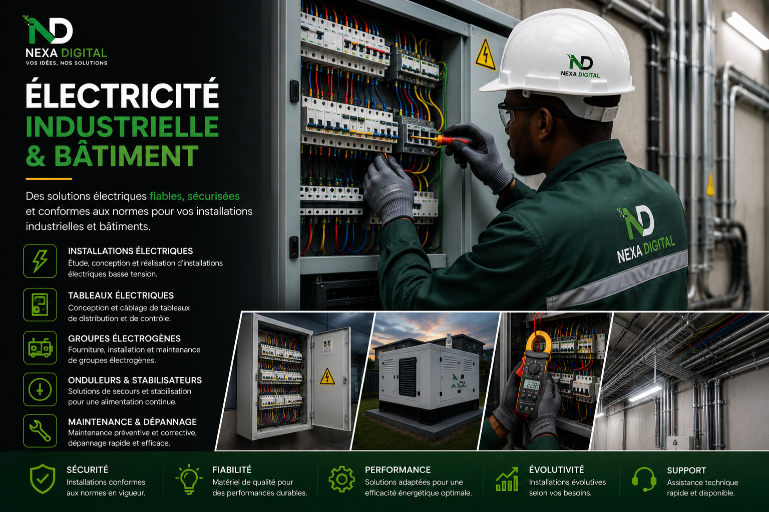 Électricité Industrielle & Bâtiment