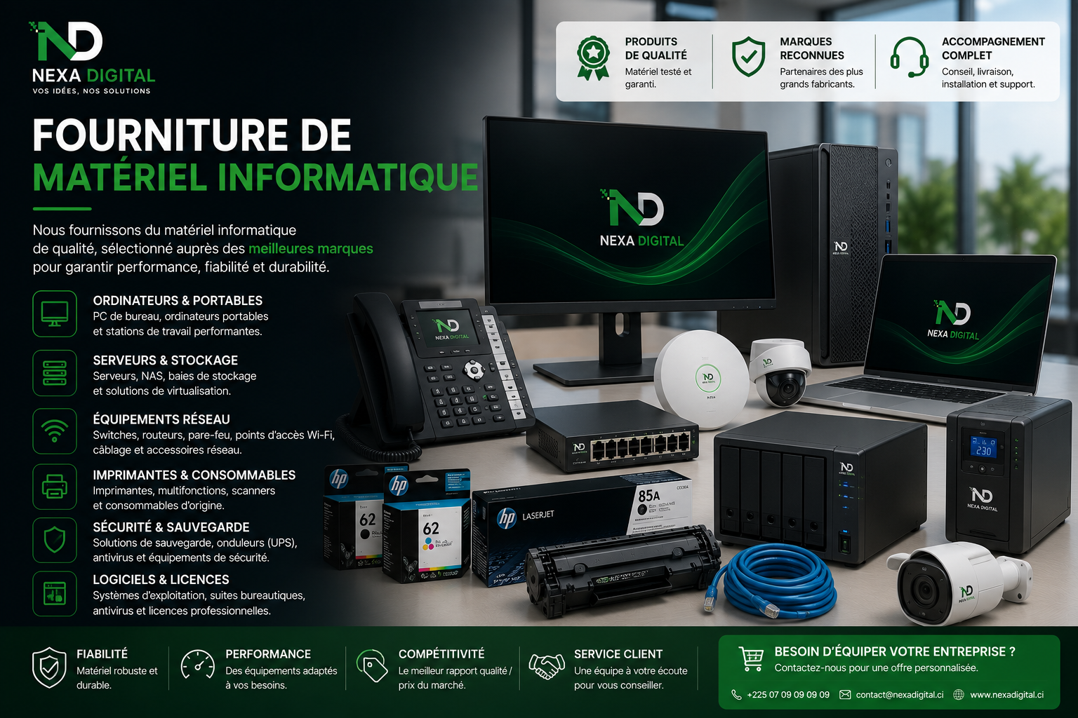 Fourniture de Matériel Informatique